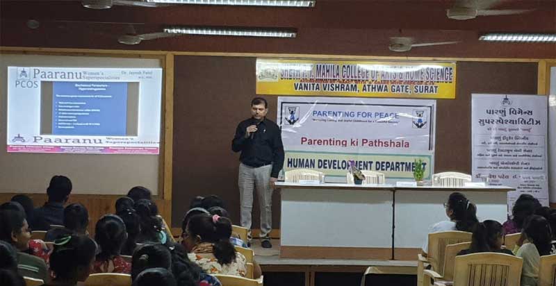 Read more about the article Taken Lecture at Sheth P. T. Mahila College of Arts & Home Science