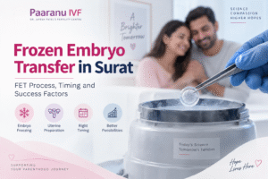 Read more about the article Frozen Embryo Transfer in Surat: FET Process, Timing and Success Factors